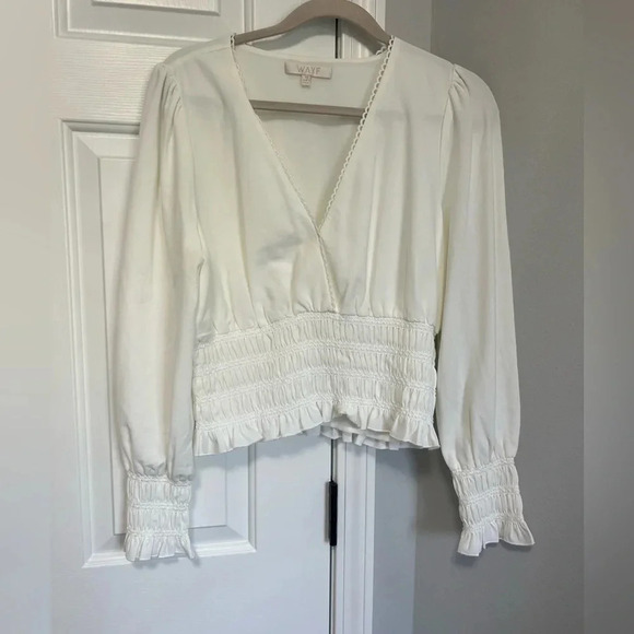White WAYF blouse - Picture 1 of 5